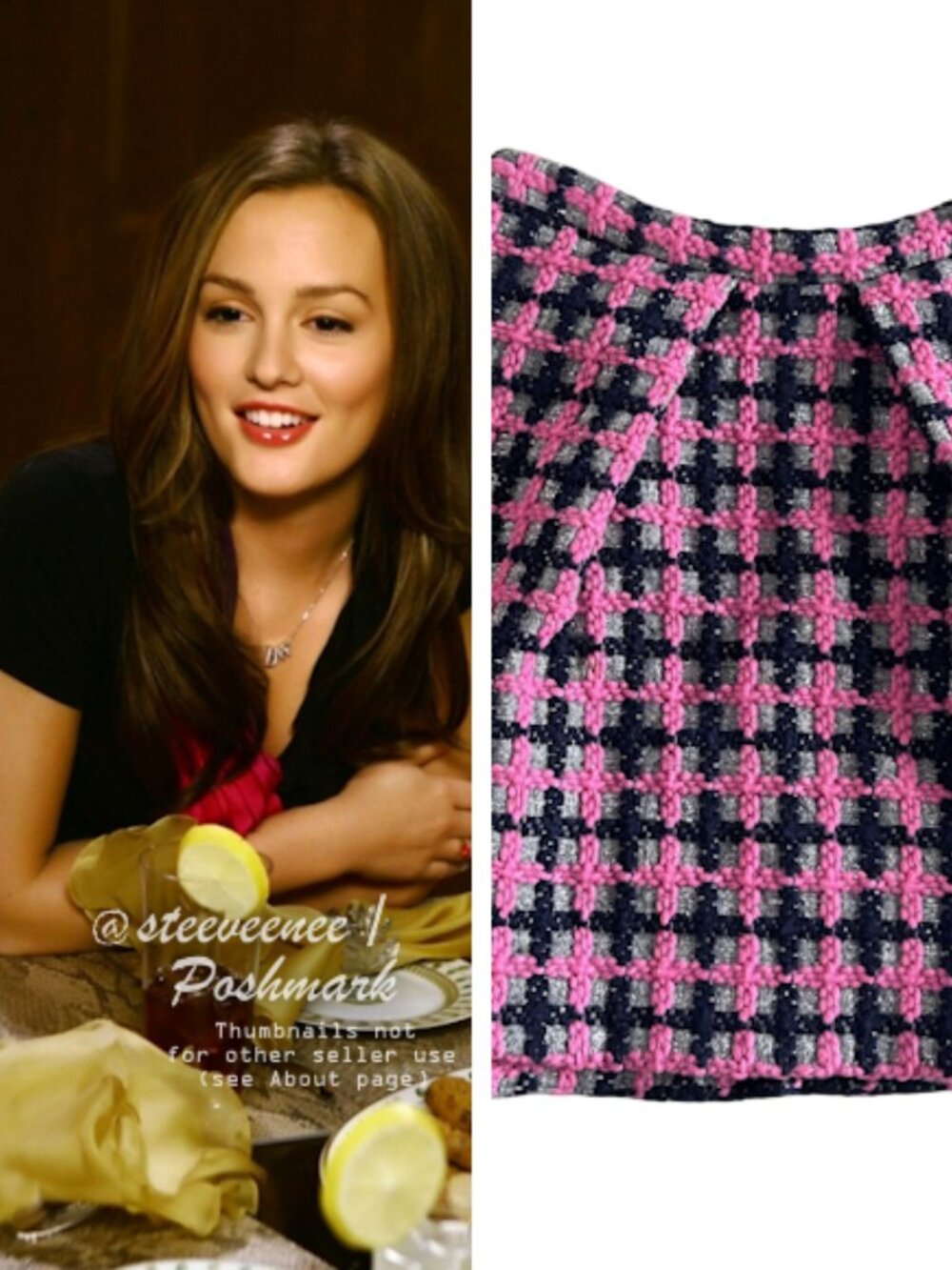 Marc by Marc Jacobs Fall 2008 Tweed Skirt ASO Blair Waldorf